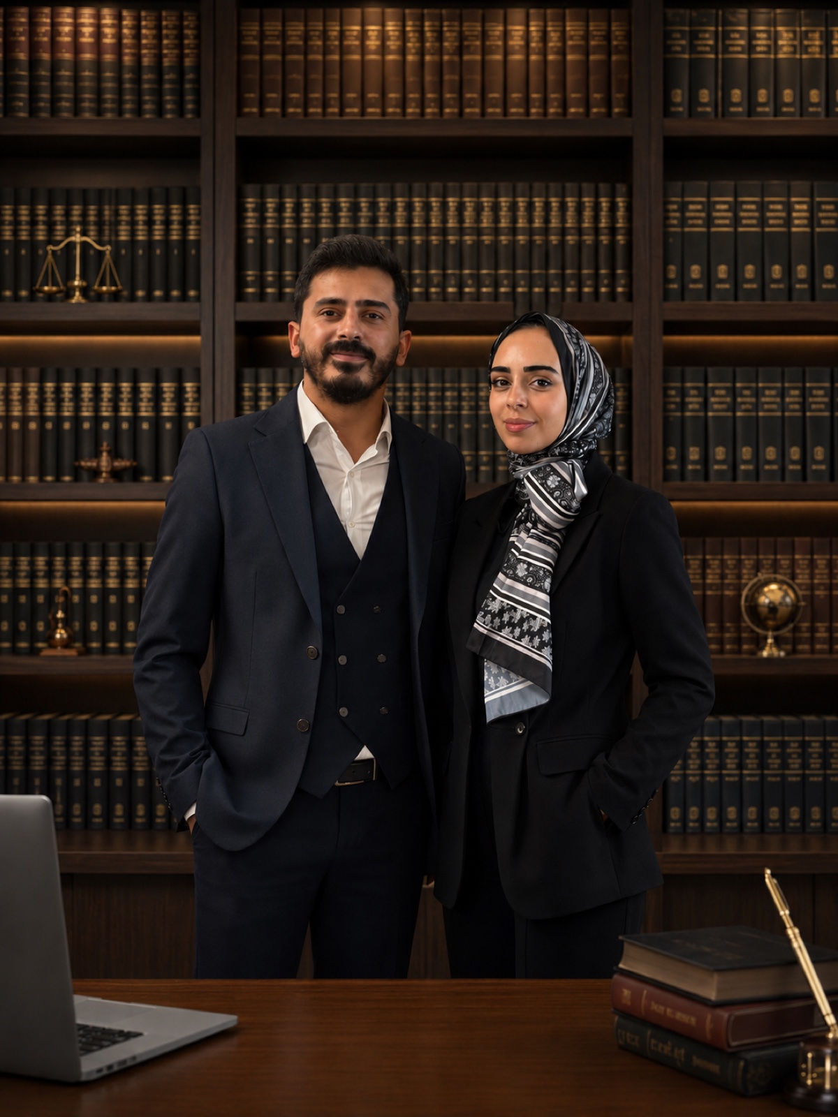 Av. Zeynep Güneş ve Av. Abdurrahim Güneş — Güneş Hukuk Bürosu ekibi